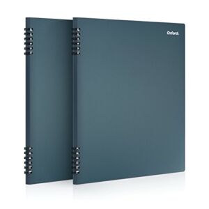 Oxford Stone Paper Notebook, 8-1/2″ x 11″, Blue Cover, 60 Sheets, 2 Pack (161646)