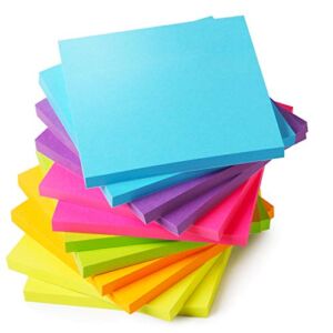 Mr. Pen- Sticky Notes, Sticky Notes 3×3, 12 Pads, Colored Sticky Notes, Sticky Notes, Sticky Note Pads, Stick Notes, Sticky Pad, Colorful Sticky Notes Pack, 3×3 Sticky Notes