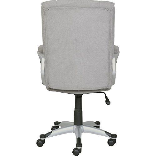 Scranton & Co Executive Office Chair in Glacial Gray Linen | The Storepaperoomates Retail Market - Fast Affordable Shopping