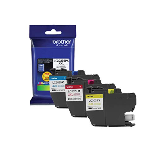 Brother LC3029 Color C/M/Y Ink Cartridges (LC30293PKS), Super High Yield, 3/Pack,Cyan/magenta/yellow | The Storepaperoomates Retail Market - Fast Affordable Shopping