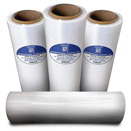 18″ Stretch Film/Wrap 1200ft 500% Stretch Clear Cling Durable Adhering Packing Moving Packaging Heavy Duty Shrink Film (1 Pack, Clear) | The Storepaperoomates Retail Market - Fast Affordable Shopping