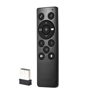 Miritz 2.4GHz Wireless Presenter, USB Control PowerPoint PPT, Remote Control Clicker for Multi Media Devices, Projector, PC, Television,Tablet ect