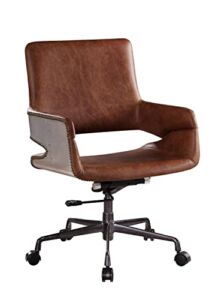 ACME Kamau Office Chair – – Vintage Cocoa Top Grain Leather