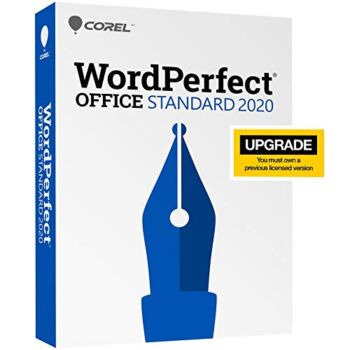 Corel WordPerfect Office 2020 Standard Upgrade | Word Processor, Spreadsheets, Presentations | Newsletters, Labels, Envelopes, Reports, Fillable PDF Forms, eBooks [PC Disc] [Old Version] | The Storepaperoomates Retail Market - Fast Affordable Shopping
