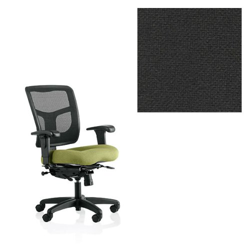 Office Master YS74-KR-25-1020 Yes Series Mesh Back Multi Adjustable Ergonomic Office Chair with Armrests – Grade 1 Fabric – Basic Black | The Storepaperoomates Retail Market - Fast Affordable Shopping
