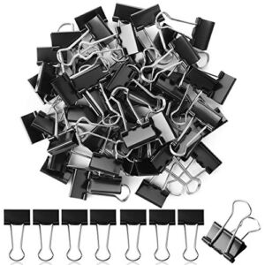 Mr. Pen- Binder Clips, Small Binder Clips, 50Pack, 0.75 in, Black, Small Clips, Paper Binder Clips, Binder Clips Small Size,Small Paper Clips, Office Clips, Micro Binder Clips, Mini Binder Clips
