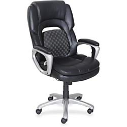 Lorell Wellness by Design Chair, 46.8″ x 26.8″ x 30″, Black