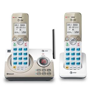 AT&T DL72219 DECT 6.0 2-Handset Cordless Phone for Home with Connect to Cell, Call Blocking, 1.8″ Backlit Screen, Big Buttons, intercom, and Unsurpassed Range