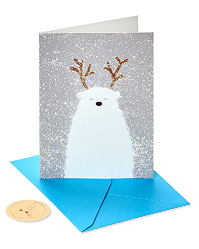Papyrus Holiday Cards Boxed with Envelopes, Holiday Cheer, Polar Bear (20-Count) | The Storepaperoomates Retail Market - Fast Affordable Shopping