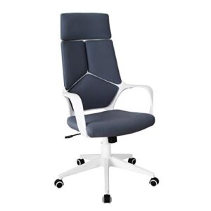 Techni Mobili Executive Modern Studio Office Chair, Regular, Grey