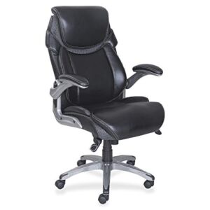 Lorell Wellness by Design Chair, 46.8″ x 30″ x 27.8″, Black