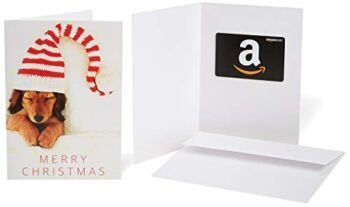 Amazon.com Gift Card in a Greeting Card – Christmas Puppy Design | The Storepaperoomates Retail Market - Fast Affordable Shopping