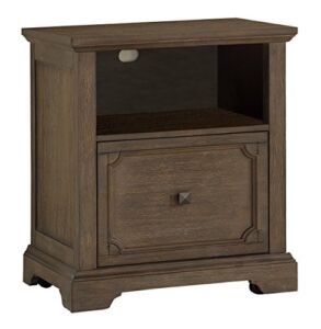 Homelegance Lateral File Cabinet with Casters, Antique Gray