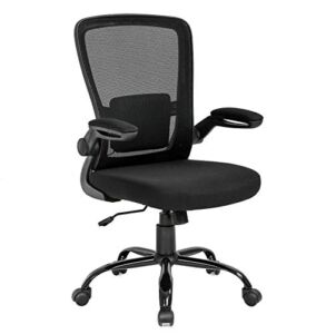 SuccessfulHome Ergonomic Office Chair, Home Office Desk Chair, Mesh Computer Chair with Lumbar Support, Ergonomic Desk Chair, Computer Chair, Computer Chair with Lumbar Support (Black)