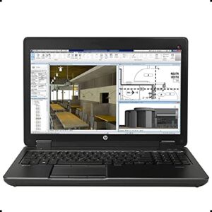 HP Mobile Workstation ZBOOK 15 G2 15.6in FHD Laptop, Intel Core i7-4810MQ 2.8GHz, 16GB RAM, 256GB Solid State Drive, DVDRW, Webcam, Windows 10 Pro 64Bit (Renewed)