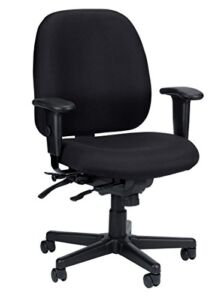 Eurotech Seating 4×4 SL Seat Slider Swivel Chair, Charcoal