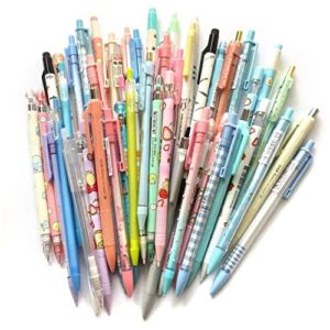 DzdzCrafts Kawaii Color 0.5MM 0.7mm Mixed 16pcs Mechanical Pencils Office School Supplies (Some with Top Erasers)