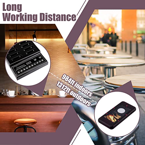 Retekess T112 Pager Systems for Restaurants Wireless Calling System Restaurant Pager System with 30 Pcs Coaster Pagers 999-channel Keypad Call Buttons System and Charging Dock Transmitter(30 Pagers) | The Storepaperoomates Retail Market - Fast Affordable Shopping