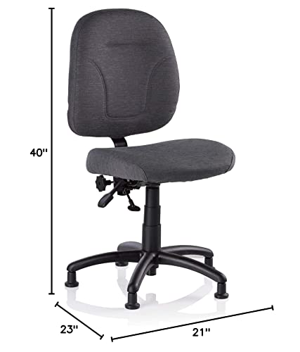 Reliable SewErgo 200SE Ergonomic Task Chair Made in Canada with Adjustable Back Sewing Chair, Height Adjustable, Contoured Cushion, 250Lb Capacity | The Storepaperoomates Retail Market - Fast Affordable Shopping
