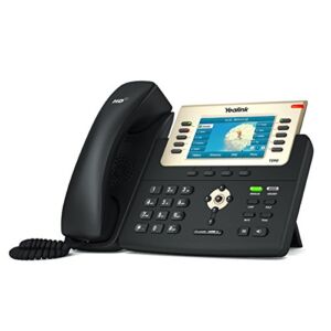 Yealink T29G IP Phone, 16 Lines. 4.3-Inch Color Display. USB 2.0, Dual-Port Gigabit Ethernet, 802.3af PoE, Power Adapter Not Included (SIP-T29G)
