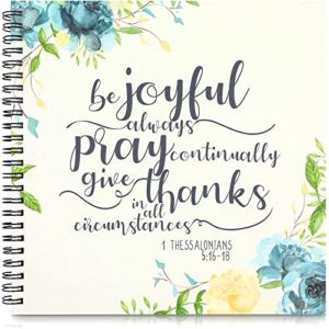 Faithful Finds Prayer Journal, Spiral Bound Notebook (8.8 x 8.5 Inches)