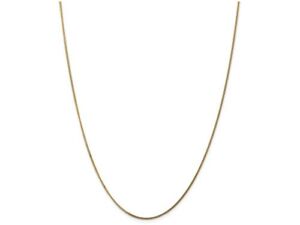 FJC Finejewelers 24 Inch 14k Yellow Gold 1.3mm Curb Chain Necklace