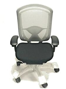New Open Box Teknion Nuova Contessa With Grey Back Mesh & Black Fabric Seat