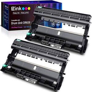 E-Z Ink (TM) Compatible Drum Unit Replacement for Brother DR630 DR 630 to Compatible with DCP-L2520DW DCP-L2540DW HL-L2300D HL-L2305W HL-L2320D HL-L2340DW HL-L2360DW HL-L2380DW HL-L2680W (2 Pack)