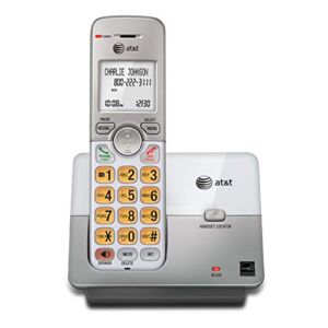 AT&T EL51103 – DECT 6.0 Cordless Home Phone. Full-Duplex Handset Speakerphone, Backlit Display, Lighted Keypad, Caller ID/Call Waiting, Phonebook, Eco Mode, Voicemail Key, Quiet Mode.
