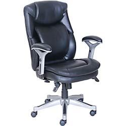 Lorell Wellness by Design Chair, 44.3″ x 26.8″ x 30.5″, Black