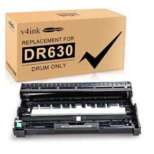 V4INK Compatible DR-630 Drum Replacement for Brother DR630 DR660 Drum for Brother HL-L2300D HL-L2320D HL-L2340DW HL-L2360DW HL-L2380DW MFC-L2700DW MFC L2720DW L2740DW DCP-L2520DW DCP-L2540DW Printer