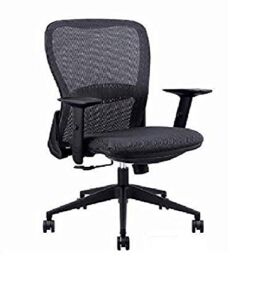 New Spec Executive Office Chair with Fabric Mesh Seat and Back, Black