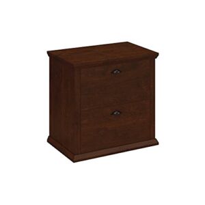 Bush Furniture Yorktown Lateral File Cabinet in Antique Cherry