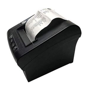 80mm Thermal Receipt Printer,NETUM WiFi POS Printer with Auto Cutter, USB Serial Ethernet LAN Port Support Cash Drawer ESC/POS