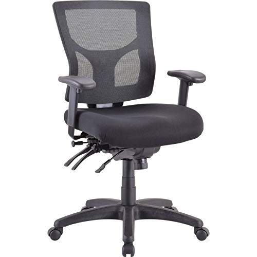 Lorell Multifunctional Mesh Mid-Back Executive Chair, Black | The Storepaperoomates Retail Market - Fast Affordable Shopping
