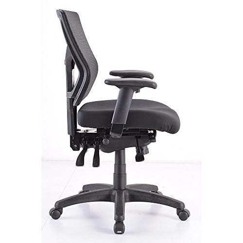 Lorell Multifunctional Mesh Mid-Back Executive Chair, Black | The Storepaperoomates Retail Market - Fast Affordable Shopping