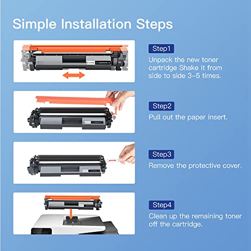 GPC Image Compatible Toner Cartridge Replacement for HP 17A CF217A Toner Compatible with Laserjet Pro M102w M130nw M130fw M130fn M102a M130a Pro MFP M130 M102 Series Printer (2 Black) | The Storepaperoomates Retail Market - Fast Affordable Shopping