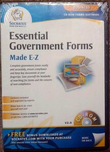 Essential Business Government Forms Made Easy CD-ROM by Socrates