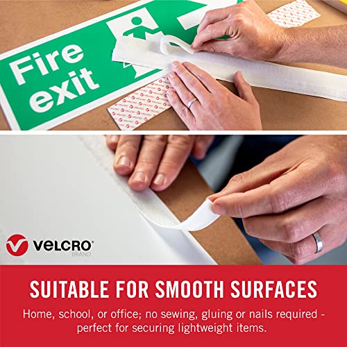 VELCRO Brand – 30 ft Sticky Back Hook and Loop Fasteners – Peel and Stick Permanent Adhesive Tape Keeps Classrooms, Home, and Offices Organized – Cut-to-Length Roll | 3/4 in Wide | Black, (91137) | The Storepaperoomates Retail Market - Fast Affordable Shopping