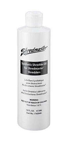 GBC Shredder Oil, 16 oz., .473ml Bottle for use with GBC ShredMaster Shredders (1760049) | The Storepaperoomates Retail Market - Fast Affordable Shopping
