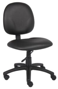Boss Office Products Dimond Task Chair without Arms in Black