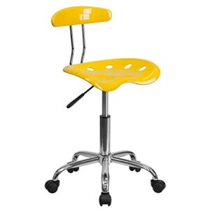 Flash Furniture Swivel Task Chair | Adjustable Swivel Chair for Desk and Office with Tractor Seat