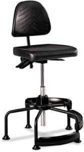 Safco Products 5120 Task Master Deluxe Industrial Chair (Additional options sold separately), Black
