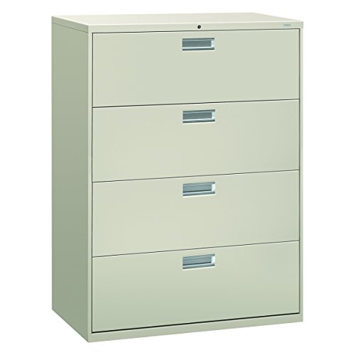 HON 694LQ 600 Series 42-Inch by 19-1/4-Inch 4-Drawer Lateral File, Light Gray | The Storepaperoomates Retail Market - Fast Affordable Shopping