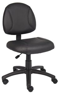 Boss Office Products Posture Task Chair without Arms in Black