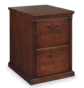 Martin Furniture Huntington Oxford 2 Drawer File Cabinet, Burnish – Fully Assembled