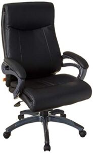 Boss Office Products Double Layer Executive Chair in Black