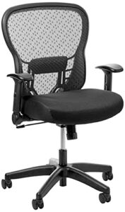 SPACE Seating Deluxe AirGrid Seat and Back, 2-to-1 Synchro Tilt Control and Cantilever Arms Managers Chair, Latte