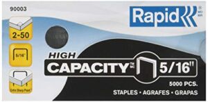 Rapid High Capacity Staples, 5/16-Inch, 5,000 Per Box (90003)