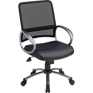 Lorell Mesh Task Chair, 25″ x 25″ x 42″, Black